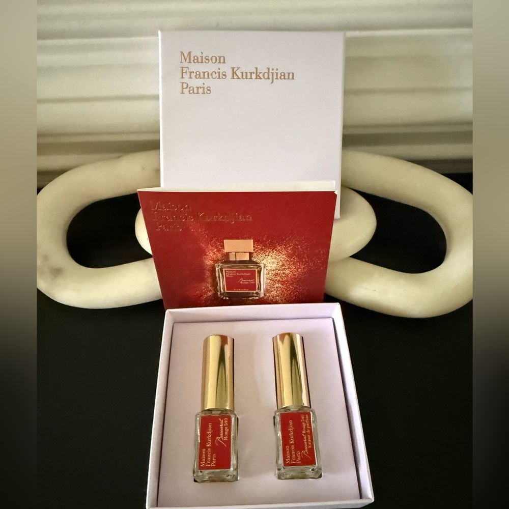 Maison Francis Kurkdjian Baccarat Rouge 540 and Baccarat rouge extrait duo 5ml